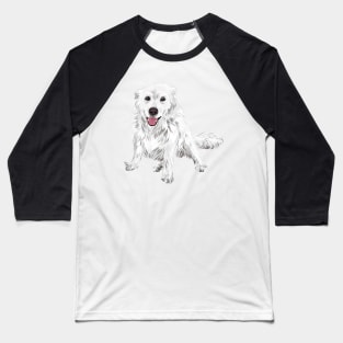 Sassy the Samriever Baseball T-Shirt